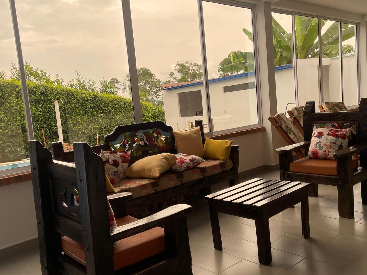 Sala de descanso acogedora